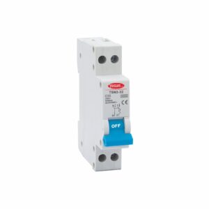 Disjuntor de proteção para circuitos elétricos.